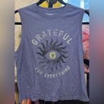 Spiritual Gangster NWT Grateful Eye Bowery Tank - mauve - blue grey - XS Photo 5