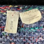 Anthropologie Moth Boatneck Chunky Knit Boxy Crop Sweater in Blue Rainbow Medium Photo 5