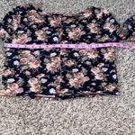 Pins‎ and needles medium button up floral crop top Black Photo 2