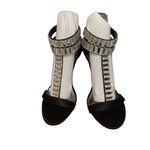 Camille La Vie New  Black Rhinestone Formal Dress Heels Size 8 Photo 8