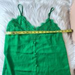 Shinestar  Women's Green Lace Trim Cami Top Size Small Photo 4