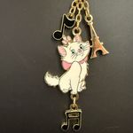Disney The Aristocrats Marie Flair Cat Music Notes Bag Charm Key Ring Keychain Photo 8