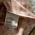 SheIn size large dress gingham print v neck elastic sleeves zips shut right Photo 5