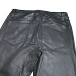Level 99 Womens Size 27 Coated Black Skinny Jeans Leather Look Bikercore Baddie Photo 8