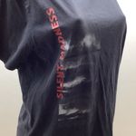 Forever 21  Size Large Silent Madness Black Graphic Tee. Preloved Photo 1