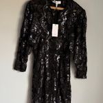 Reiss NEW Kaya Metallic Floral Dress 6 Photo 1