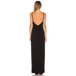 Lovers + Friends Lovers‎ and Friends Black Cordoba Maxi Dress Leg Slit Lace Trim, Size XS Photo 10