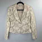 CAbi  Ivory Lace Blazer Jacket #249 Size 6 Photo 1