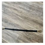 Chico's Chico’s black leather Metal adjustable belt Photo 5