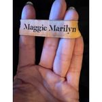 Maggie Marilyn Shirt Women XS Black Ruffle Cutout Endless Possibilities Tee Goth Photo 6