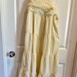 Storia Cream Maxi Tiered Skirt Photo 0