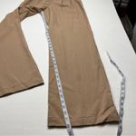 Reformation Mason Wide Leg Tencel Lyocell Pants Beige High Waist Trouser 4 *FLAW Photo 6