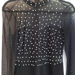 Charlotte Russe Mesh Pearl Bodycon Dress Photo 4