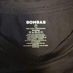 Bombas  Crew Neck T-Shirt Black Solid Bee Better Cotton Blend Medium Photo 1