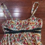 Forever 21 Beautiful Chiffon maxi dress with leather detail and pockets size medium Photo 3