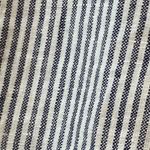 British Khaki  Blazer Large Navy White Pinstripe 100% Linen Two Pockets 1 Button Photo 7