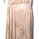 Jessica McClintock  Dress Womens 4 White Lace Pink Satin Long Sleeve RARE Vintage Photo 9