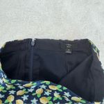 J.Crew  Lemon Print Trumpet Skirt Size 0 Photo 4