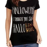 Halloween? I thought You Said Hallowine T Photo 0