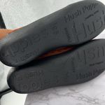 Hush Puppies Leather Rusty Brown Ballet Style Slip On Flats Loafers Embroideredâ Photo 5