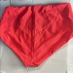 Maaji NWOT High Waist Reversible Bardot Bikini Bottom in Tropical Cayenne Sz L Photo 5