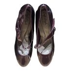 Soft Style Women’s Dark Red Heels Ruby Patent Leather Shoes Size 9 Photo 1