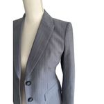 Banana Republic  Gray Pinstriped Blazer Jacket Size 2P Photo 2