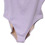 J.Crew  NWT One Piece Swimsuit Women’s Size 14 Purple Textured Square Neck Photo 3