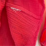 Anthropologie Blouse Mote Pink Textured Henley Long Sleeves Top Sz S EUC Photo 8