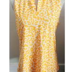Nike • Victory Yellow/Orange White Patterned Sleeveless Tank Top Photo 0