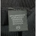 Cyrus Black Long Sleeve Round Neck Ribbed Tight Knit Sweater Size Petite Medium Photo 5