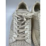 Dolce Vita Nicona Lace Up Low Top Sneakers Women's 10 Sandstone Knit Round Toe Photo 4