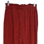 & Other Stories & Other Stories Pants Womens 4 Rust Orange High Rise Paper Bag Waist Casual Photo 3