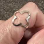 5pc Set Elegant Lucky Clover Necklace,Bracelet, Bangle, Ring, Anklet Jewelry Gold Photo 5