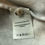 Aritzia Wilfred Gray Beige Silk Bossut Long Sleeve Button Down Mini Dress Photo 6