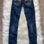 Miss Me Skinny Jeans Embroidered/Rhinestoned Sz 25 Photo 3