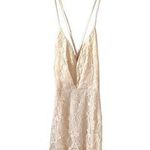 Lulus  Skater Lace Mini Dress Ivory Size Large NEW Photo 0