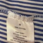 Pink Rose Pink‎ Rose Blue and White Stripe 3/4 Sleeve Top Size Medium Photo 7