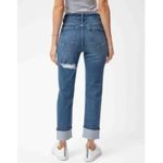 Nature Denim  Size 6/ 28 Medium Stone Wash Denim High Rise Mom Jeans Casual Photo 1