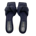 Good American NEW Womens 11.5 Black Terry Kickstand Slides Square Toe GA353T-X Photo 1