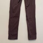 AG Adriano Goldschmied Brushed Sateen Stilt Cigarette Leg Plum Brown Skinny Jean Photo 9