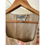 Carlisle Vintage Floral Sheath Dress Silk Fitted Midi Size 6 Photo 3