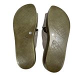 Donald J Pliner Freea‎ Sandals Women's 9 Platform Knot Slide Beige Casual Shoes Tan Photo 7