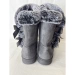 Women’s Winter Snow Boots Gray, Size 9 / EU 40, Faux Fur Lined Gray Photo 3