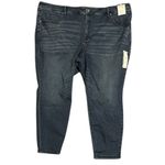 Terra & Sky  Plus Size PETITE High Rise Skinny Jeans Photo 0