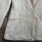 Jason Wu  Eyelet Linen Shoulder Pad Blazer Photo 3