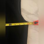 Adrianna Papell Black Sheath Dress Size 6 Lined Split Sleeve Cocktail Party Photo 5