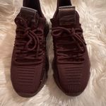 Steve Madden Maxima Plum Purple Birgundy Rhinestone Sneakers Shoes Size 7 Photo 2