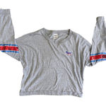 PINK - Victoria's Secret PiNK Victoria’s Secret Bling Sequin American Flag Patriotic Long Sleeve Shirt Photo 0