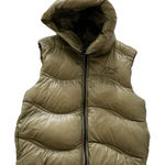 Superdry XPD Winter Khaki Hooded Puffer Vest Size 6 Photo 0